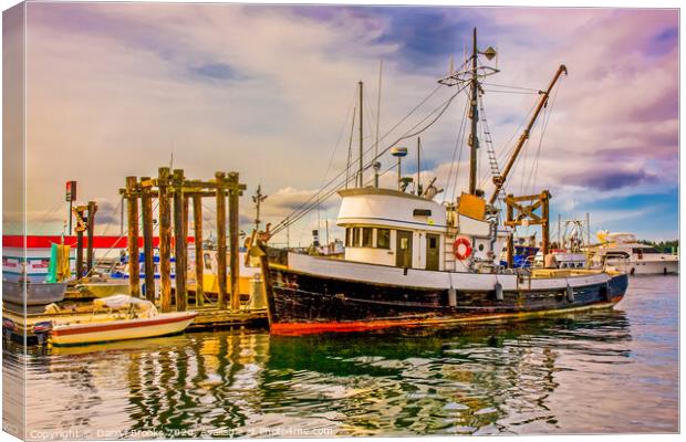 Old Fishing Trawler Canvas Print by Darryl Brooks