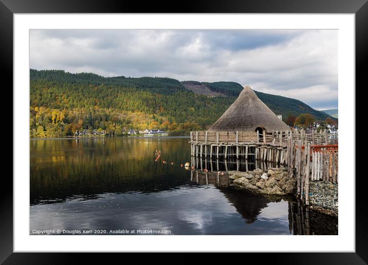 Crannog Centre Loch Tay, Kenmore Framed Mounted Print by Douglas Kerr