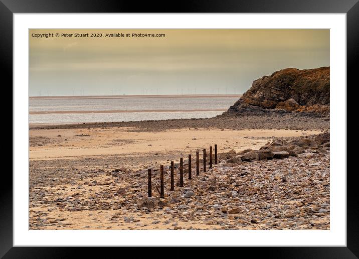 Haverigg Beach, South Cumbria Framed Mounted Print by Peter Stuart