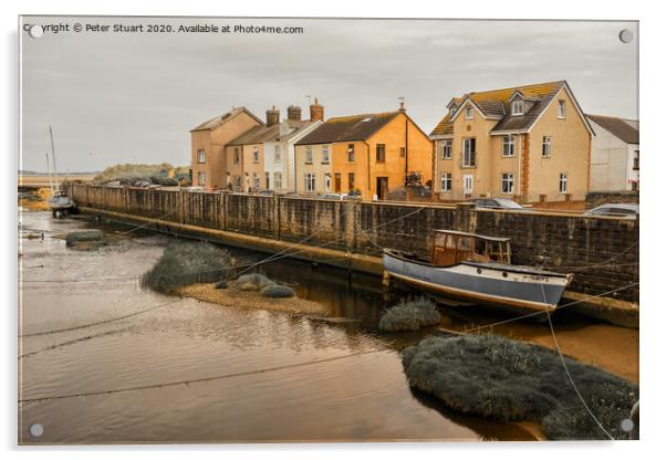 Haverigg Harbour, South Cumbria Acrylic by Peter Stuart