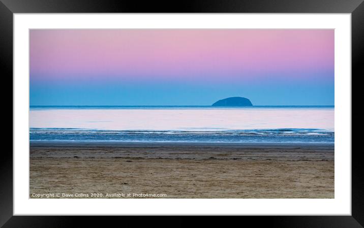 Steep Holm Island, Somerset, England Framed Mounted Print by Dave Collins