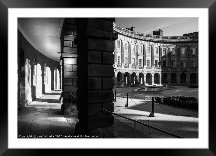  Buxton,  Crescent,  Framed Mounted Print by geoff shoults