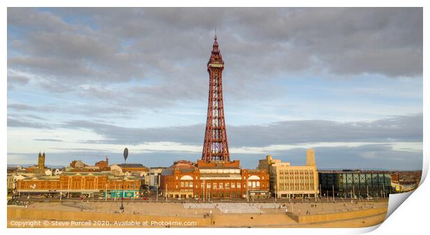 Blackpool Tower Print by Steven Purcell