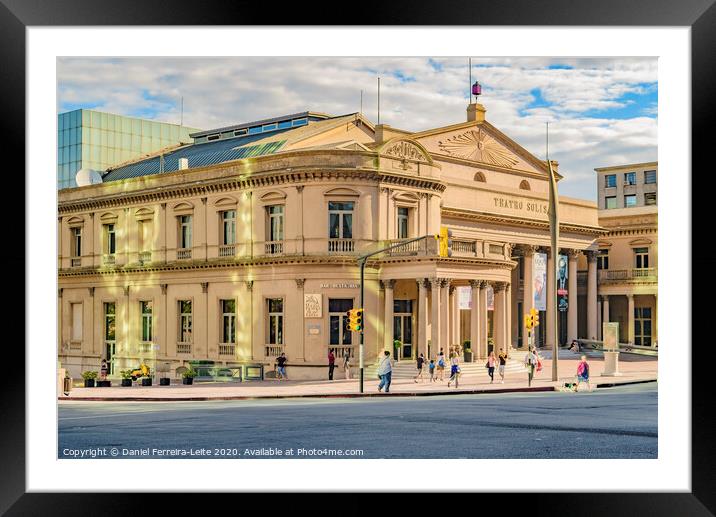 Solis Theater Exterior View, Montevideo, Uruguay Framed Mounted Print by Daniel Ferreira-Leite