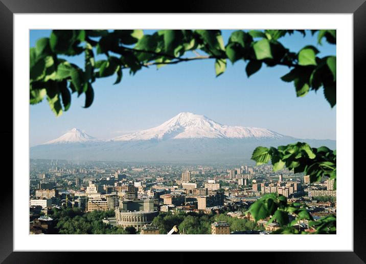 Mountain Ararat. Framed Mounted Print by Mikhail Pogosov