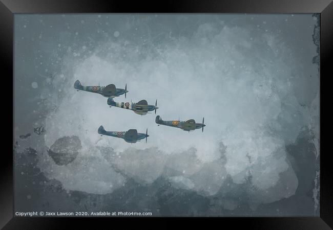 Spitfires over Goosepool Framed Print by Jaxx Lawson