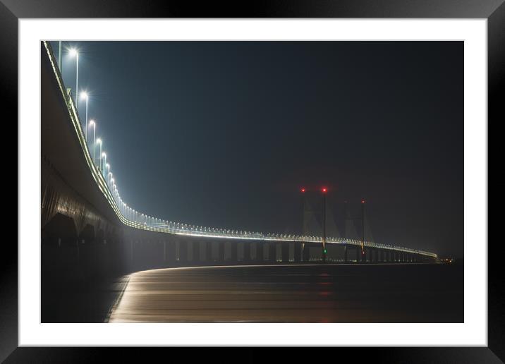 Second Severn Crossing  Framed Mounted Print by Dean Merry