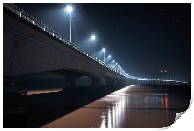 Second Severn Crossing  Print by Dean Merry