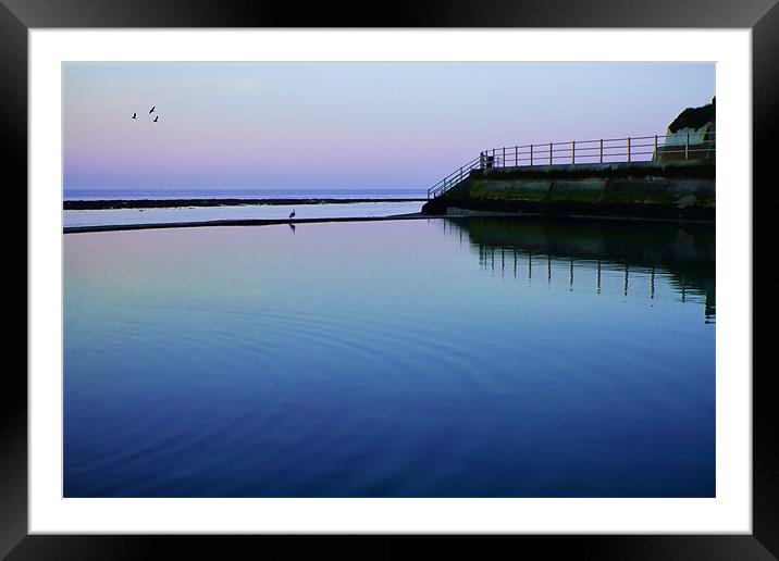 Evening Calm Framed Mounted Print by Alice Gosling