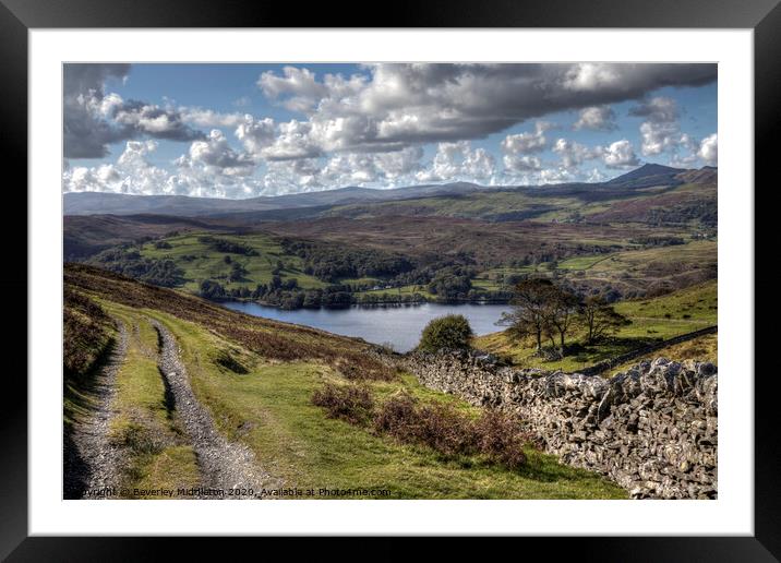 Coniston Water Framed Mounted Print by Beverley Middleton