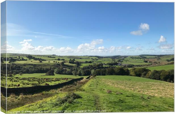 Gilsland, Northumberland Canvas Print by EMMA DANCE PHOTOGRAPHY