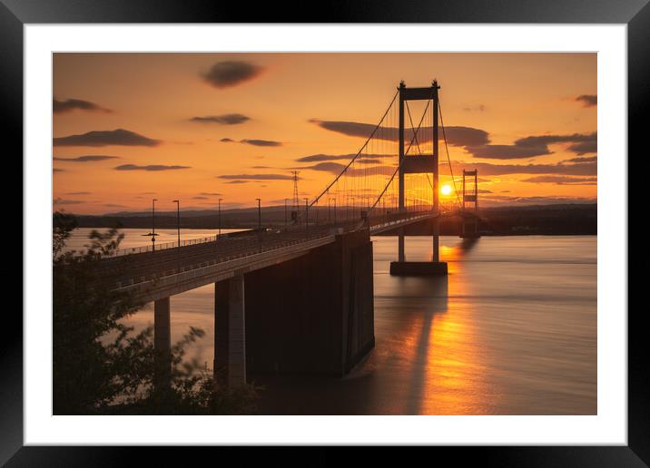  First Severn Crossing Framed Mounted Print by Dean Merry