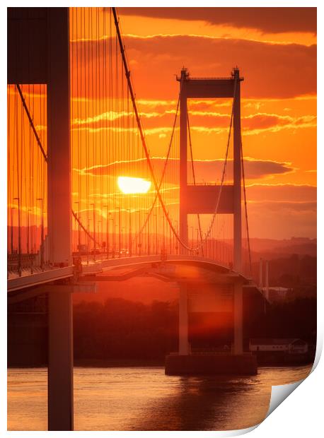  First Severn Crossing Print by Dean Merry