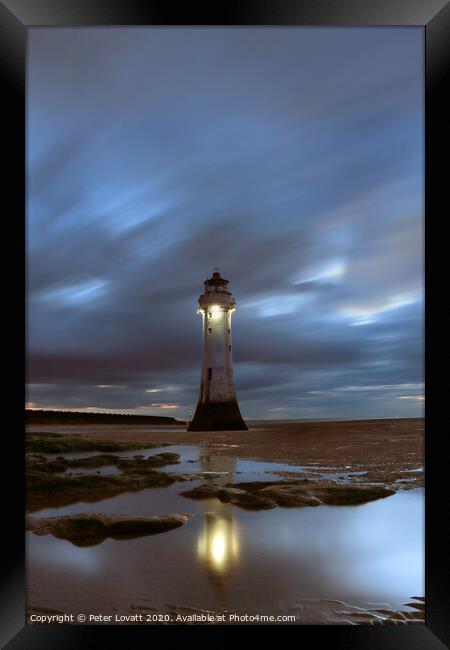 Fort Perch Rock Lighthouse, New Brighton Framed Print by Peter Lovatt  LRPS