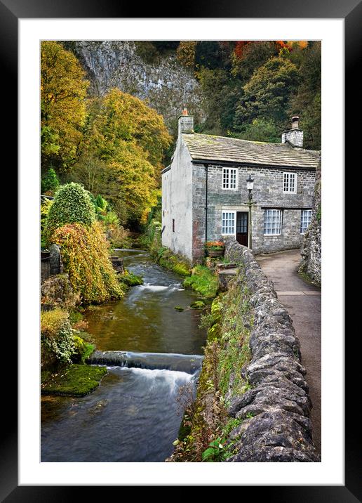 Peakshole Water in Castleton Framed Mounted Print by Darren Galpin