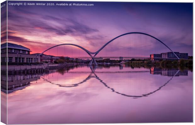 Infinity Sunset Canvas Print by Kevin Winter