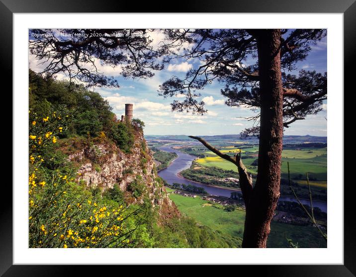 Kinnoull Hill , Perth, Scotland  Framed Mounted Print by Navin Mistry