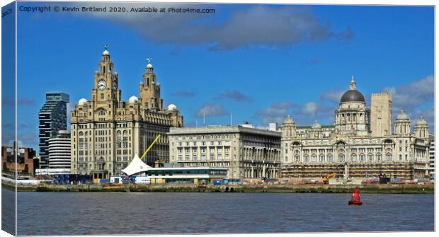 Liverpool waterfront Canvas Print by Kevin Britland