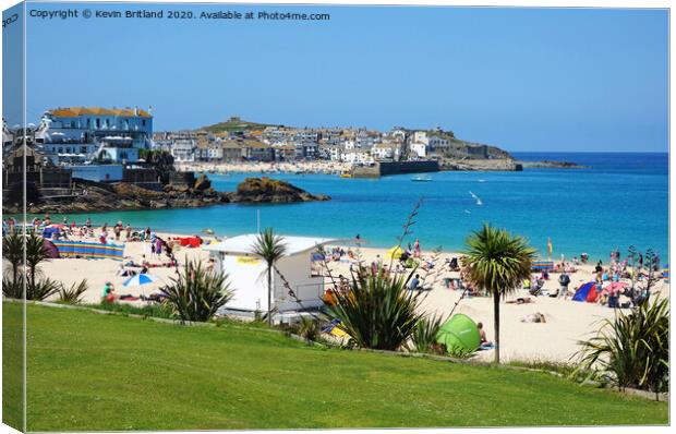 St ives Cornwall Canvas Print by Kevin Britland