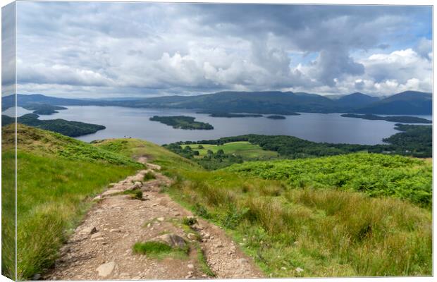 Conic Hill Canvas Print by Sam Smith