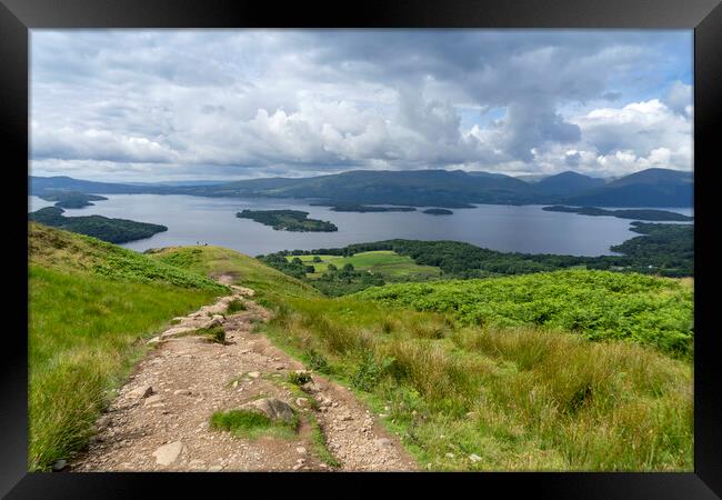 Conic Hill Framed Print by Sam Smith