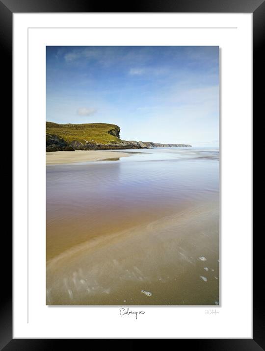 Calming sea Framed Mounted Print by JC studios LRPS ARPS