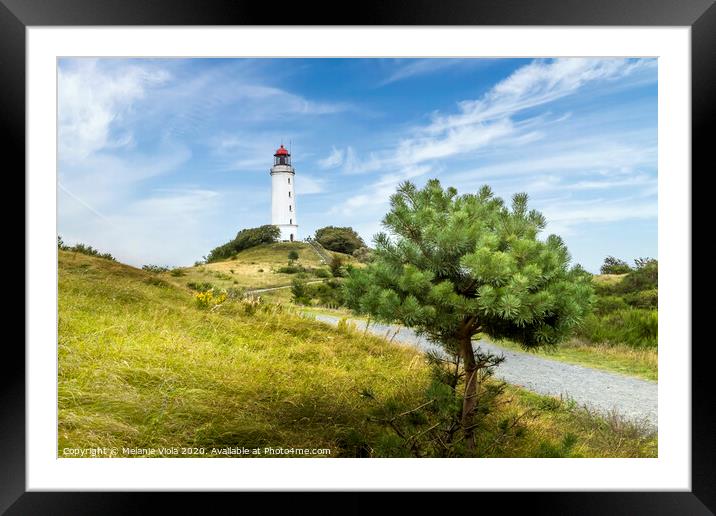BALTIC SEA Dornbusch Lighthouse Framed Mounted Print by Melanie Viola
