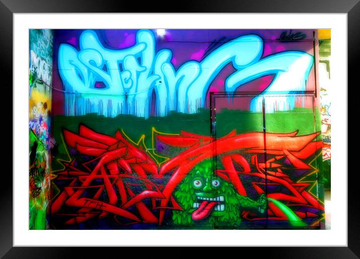 Vibrant Urban Canvas Framed Mounted Print by Andy Evans Photos