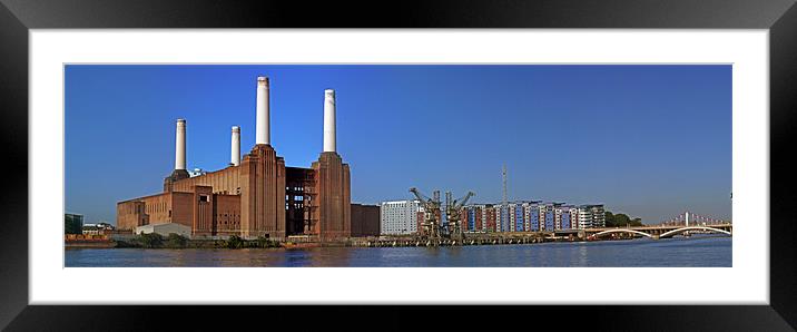 Battersea to chelsea Framed Mounted Print by Doug McRae
