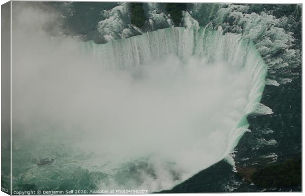 Horseshoe Falls, Niagara Canvas Print by Benjamin Self