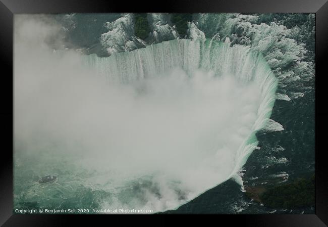 Horseshoe Falls, Niagara Framed Print by Benjamin Self