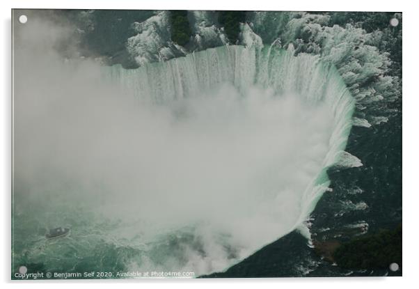 Horseshoe Falls, Niagara Acrylic by Benjamin Self