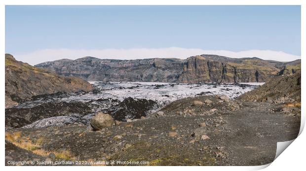 Spectacular glacier landscapes of Iceland. Print by Joaquin Corbalan