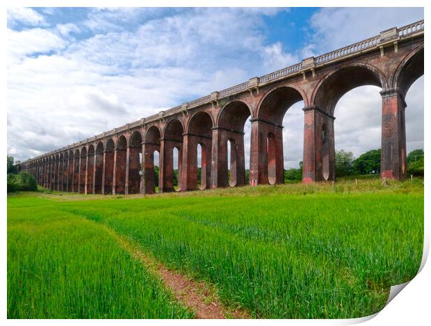 Hampstead Viaduct Print by Clive Eariss