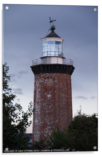 Hoylake Lighthouse Acrylic by Liam Neon