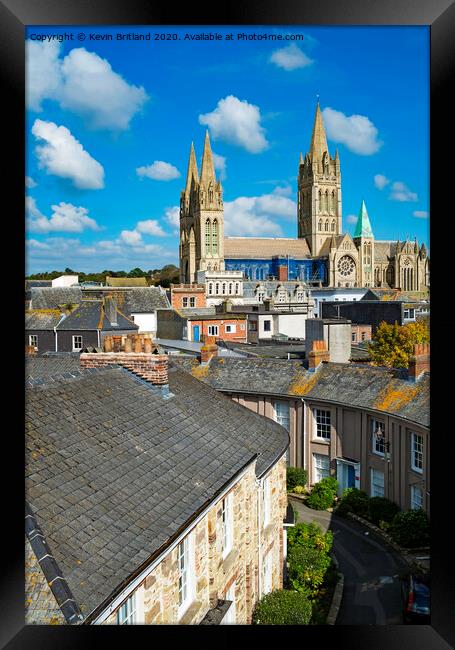 truro cathedral cornwall Framed Print by Kevin Britland