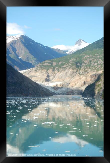 Alaskan fjord Framed Print by Benjamin Self