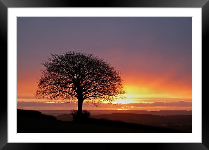 Sunrise and Sidmouth Gap Framed Mounted Print by Pete Hemington