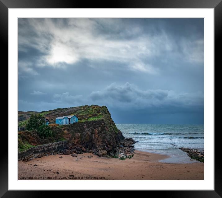 Storm Front Framed Mounted Print by Viv Thompson