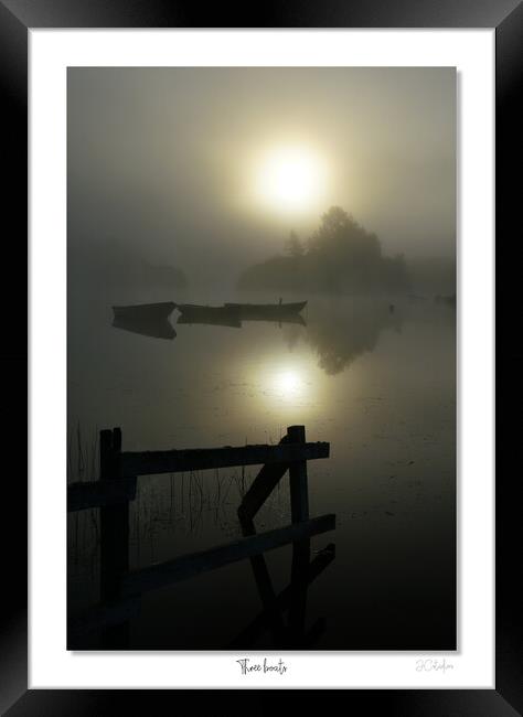 Three boats Framed Print by JC studios LRPS ARPS