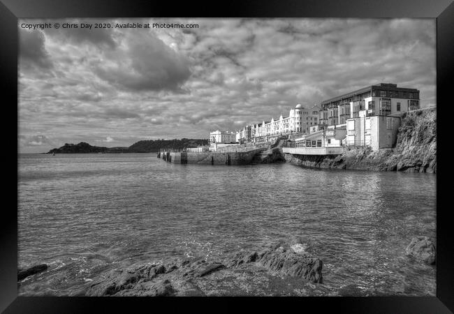 West Hoe Foreshore Framed Print by Chris Day