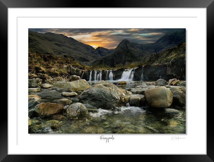 Fairy pools  Framed Mounted Print by JC studios LRPS ARPS