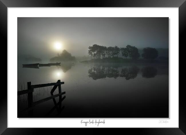 Knapps loch at dawn Framed Print by JC studios LRPS ARPS