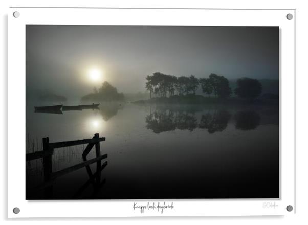 Knapps loch at dawn Acrylic by JC studios LRPS ARPS