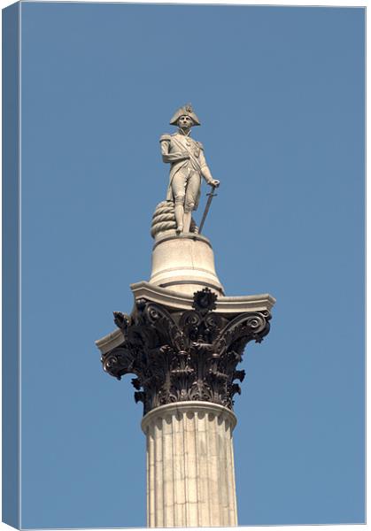 Nelsons Column Canvas Print by Chris Day