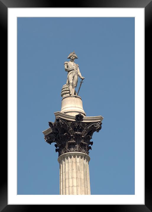 Nelsons Column Framed Mounted Print by Chris Day