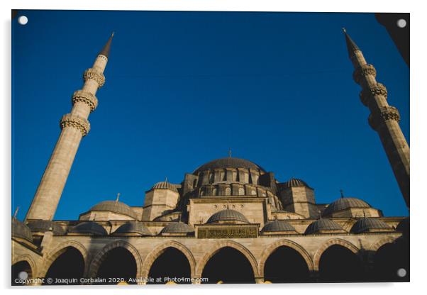 Main facade of the historic mosque of Hagia Sophia Acrylic by Joaquin Corbalan