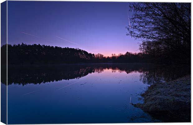 Waiting for the sun Canvas Print by Chris Owen