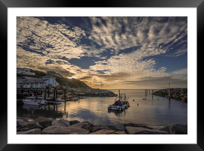 Ventnor Haven, Isle of Wight Framed Mounted Print by Andrew Sharpe