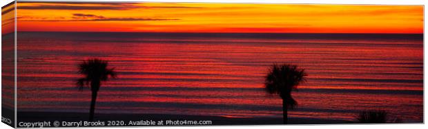 Red Sea Canvas Print by Darryl Brooks